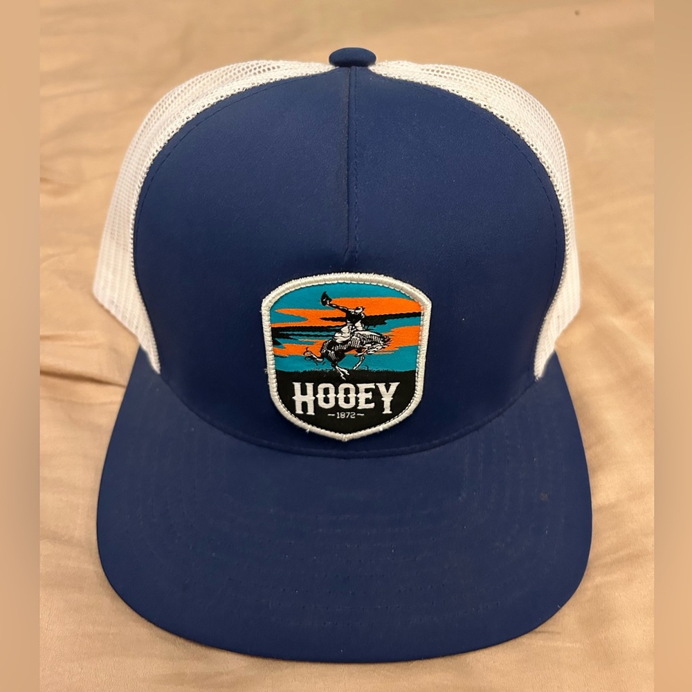 HOOEY Blue Snapback Trucker Hat